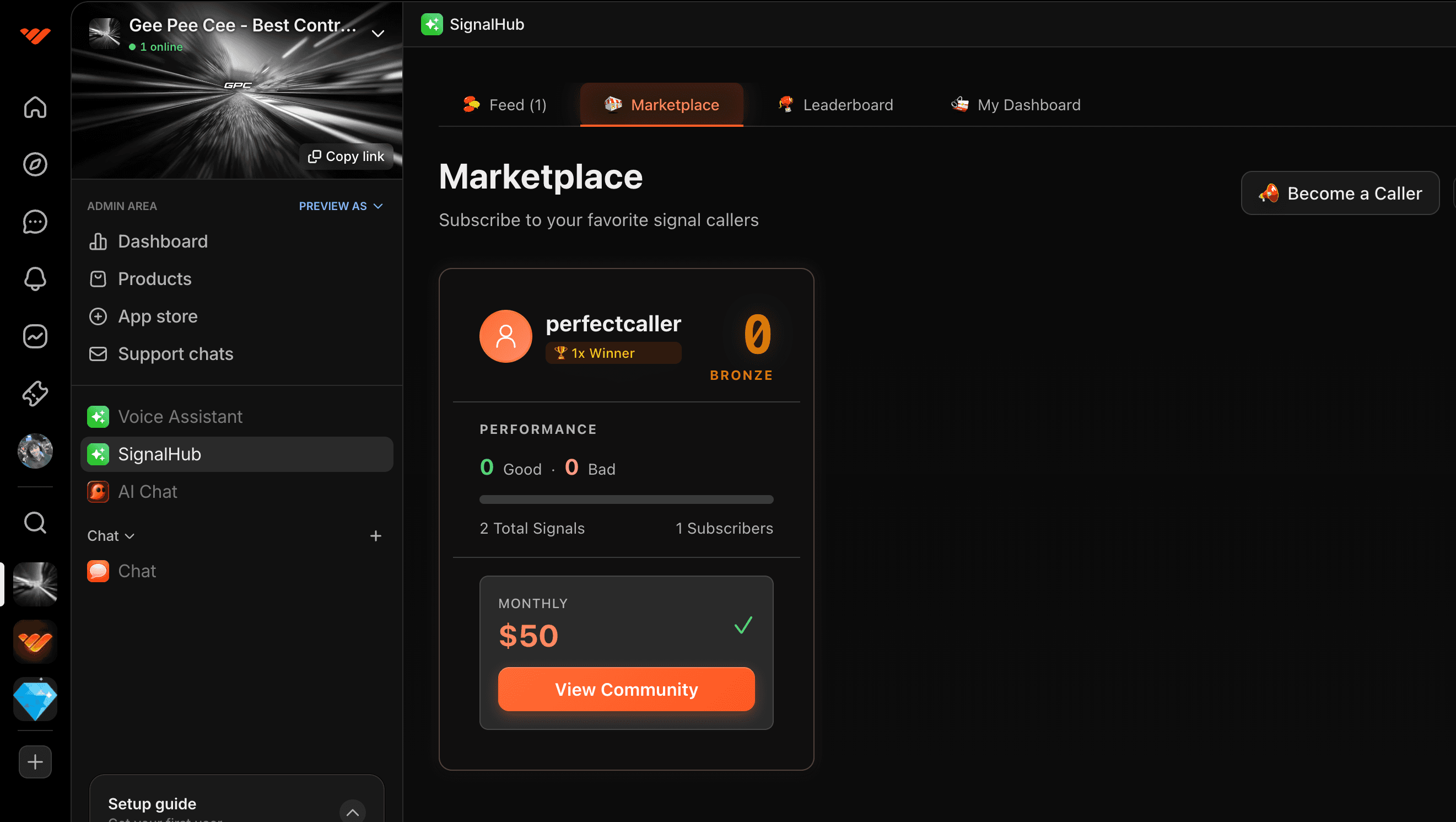 Whop Trading Community Marketplace